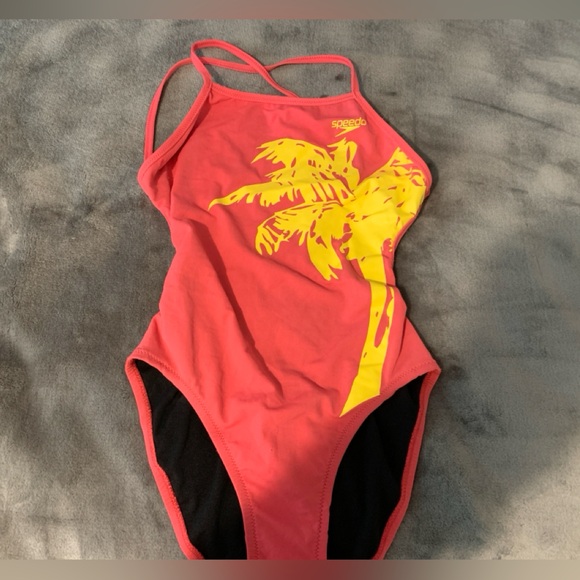 Pink Speedo One-Piece Bathing Suit - Picture 2 of 4